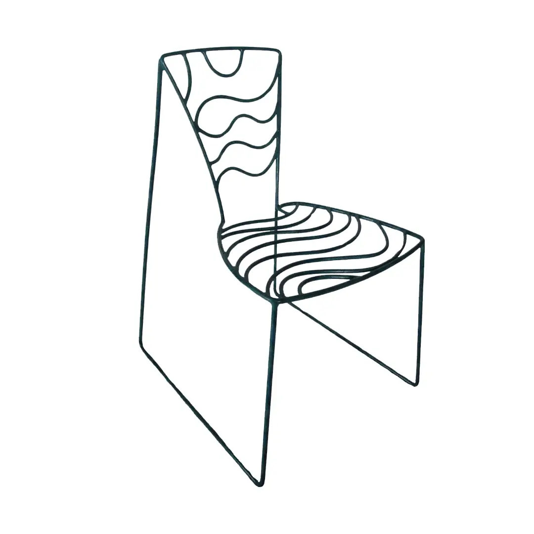Chaise La Laveuse de Guy Bucchi