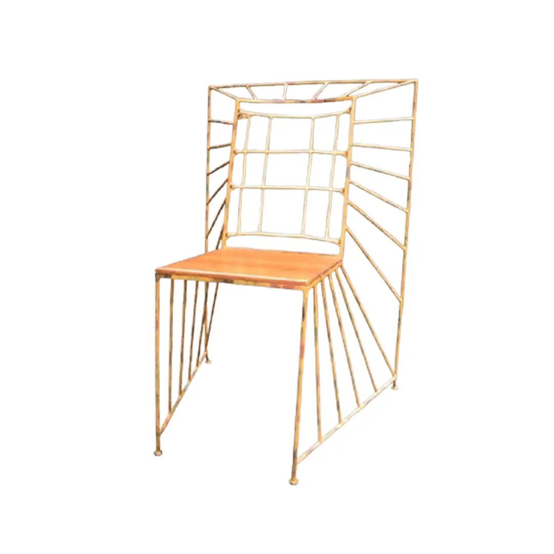 Chaise Geronimo en métal de Guy Bucchi